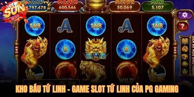 Kho báu Tứ Linh - slot PG Gaming với RTP 96,71% cạnh tranh